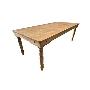 Table Louis en bois clair